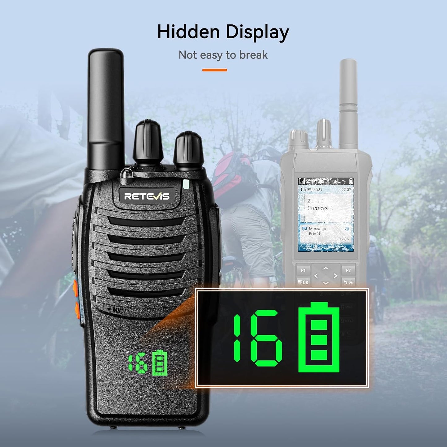 Retevis H777H 3-Radio Canadian GMRS License-Free Business Bundle