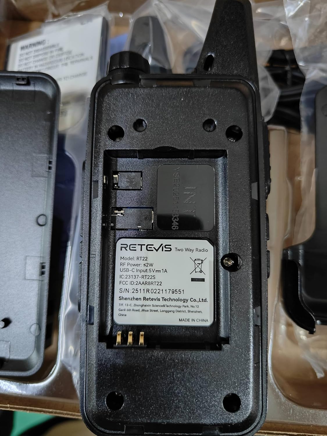 Retevis RT22 Mini Compact Business Radio – 6-Radio Fleet Bundle with 6-Way Gang Charger