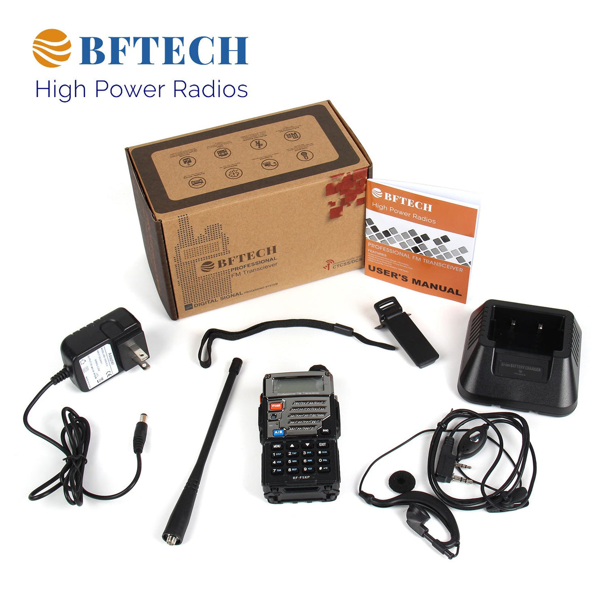 BF-TECH CA BF-F5XP 5W Dual-Band Amateur Ham Radio