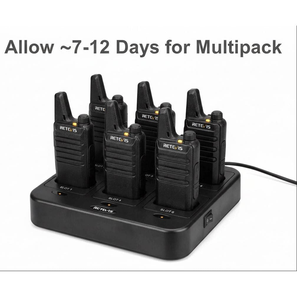 Retevis RT22 Mini Compact FRS Business Radio (2 Pack)