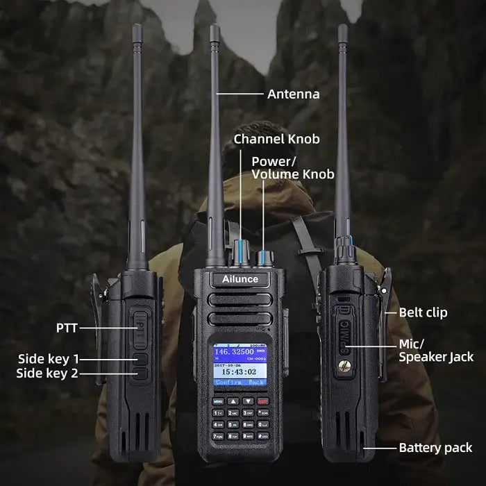 Ailunce HD1 Dual Band IP67 Waterproof Digital DMR Amateur