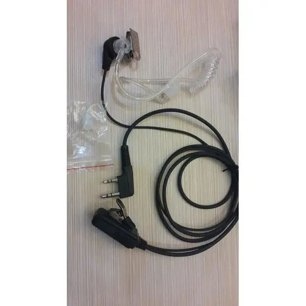 Air Conduit Secret Service Acoustic Tube Earpiece Microphone