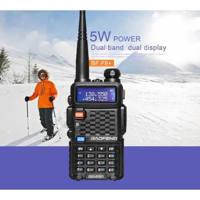 Baofeng BF-F8+ Dual Band Amateur Ham Radio