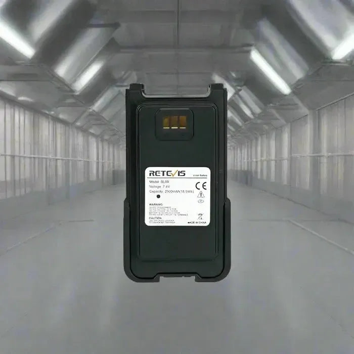 Black battery pack.