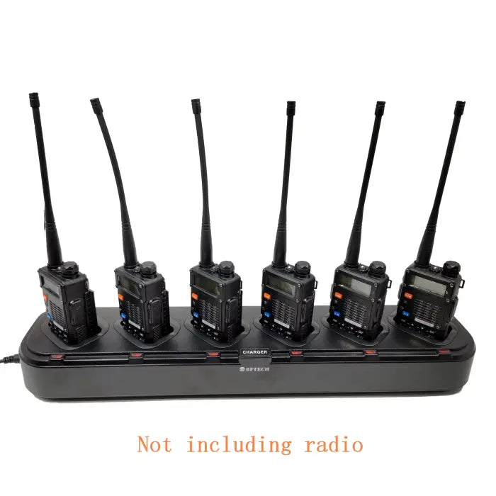 BF-TECH CA Baofeng BL-5 UV-5R 6-Way Gang Charger - V2+ /