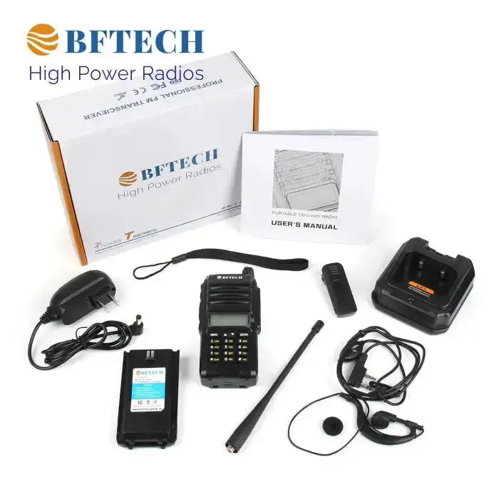 Two-way radio kit with accessories