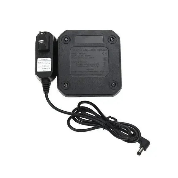 Black power adapter and charger for electronic devices
