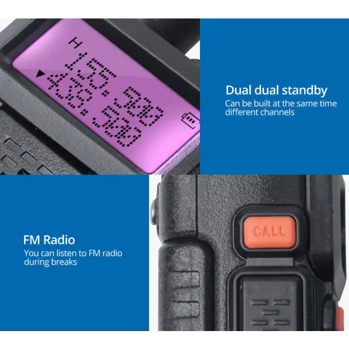 BF-TECH CA Baofeng UV-5R 8W High Power Dual Band Amateur Ham