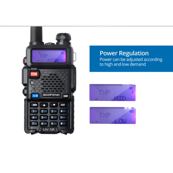 BF-TECH CA Baofeng UV-5R 8W High Power Dual Band Amateur Ham