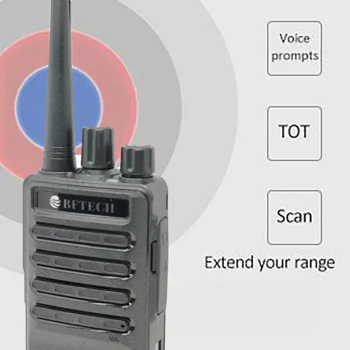 BF-TECH CA BF-V8S 16 Channel Business Band Two Way Radio