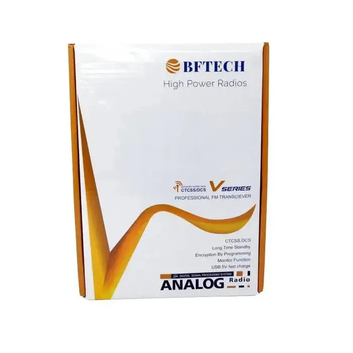 Box for a high-power, professional analog FM radio transceiver.