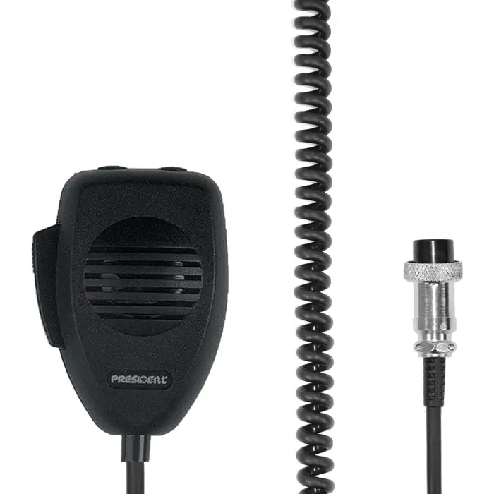 President Electronics 6 Pin CB Radio Microphone With Up