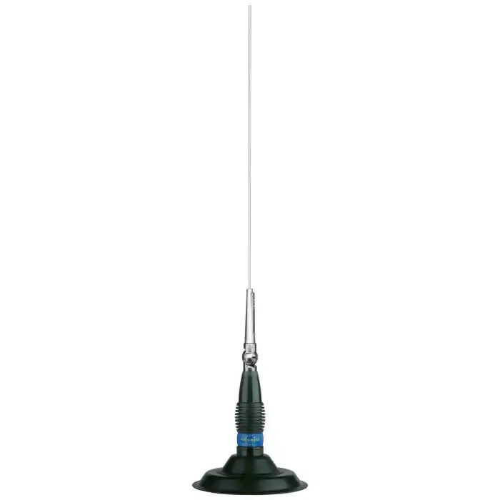 Black and silver antenna.