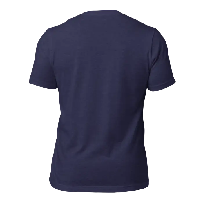 Navy blue t-shirt.