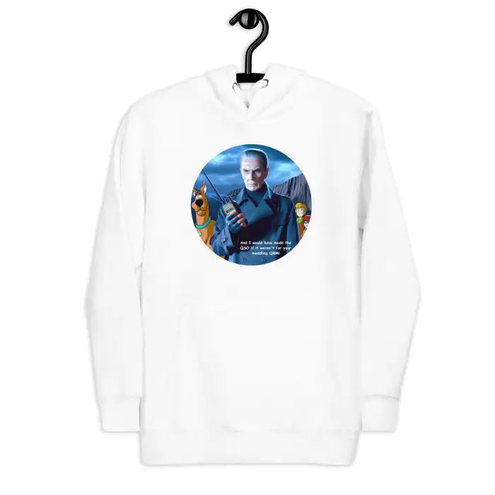White hoodie with Scooby-Doo graphic.