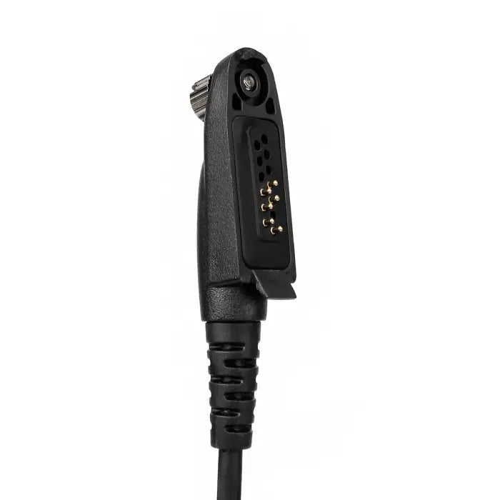 Black radio connector.