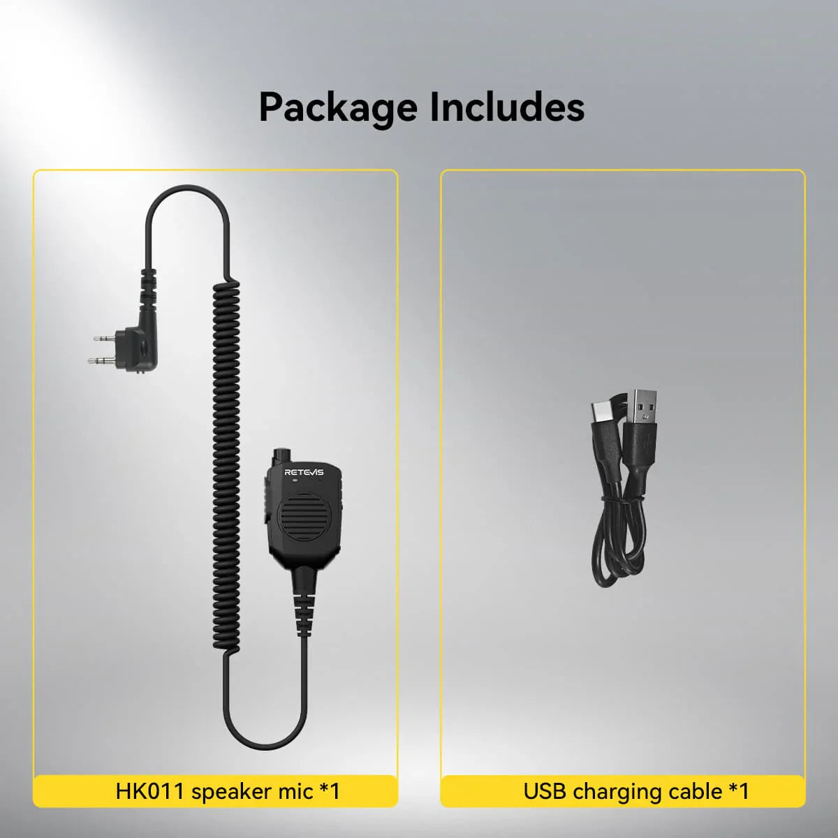 Two product displays.