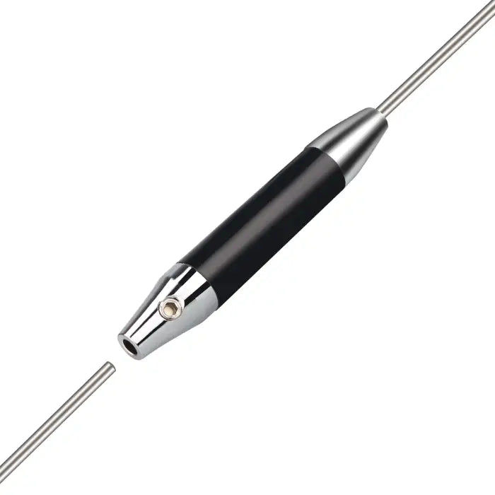 Black and silver antenna.