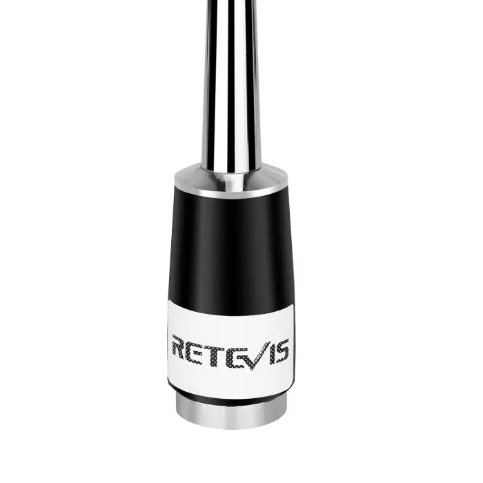 Black and silver antenna.