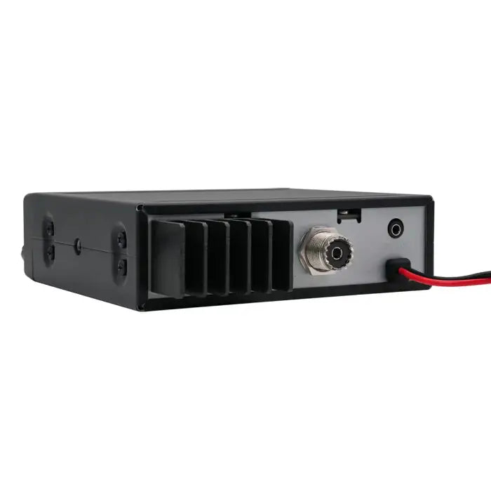 Black CB radio rear view.