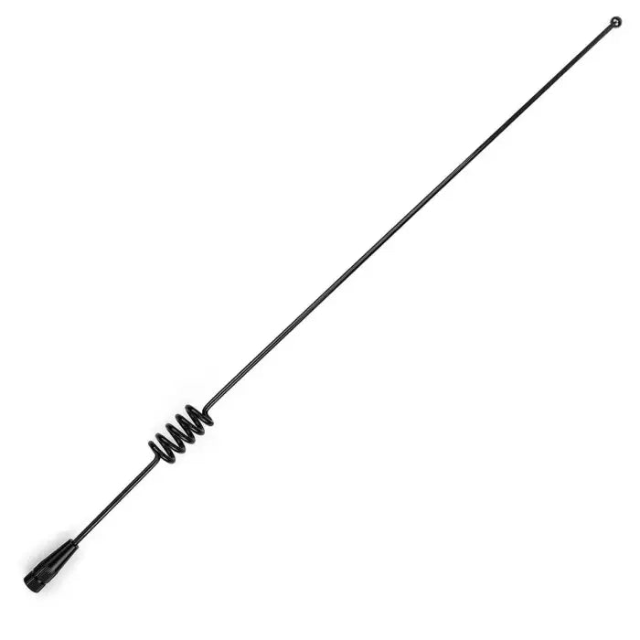 Black flexible antenna.