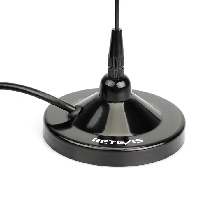 Black magnetic antenna base.