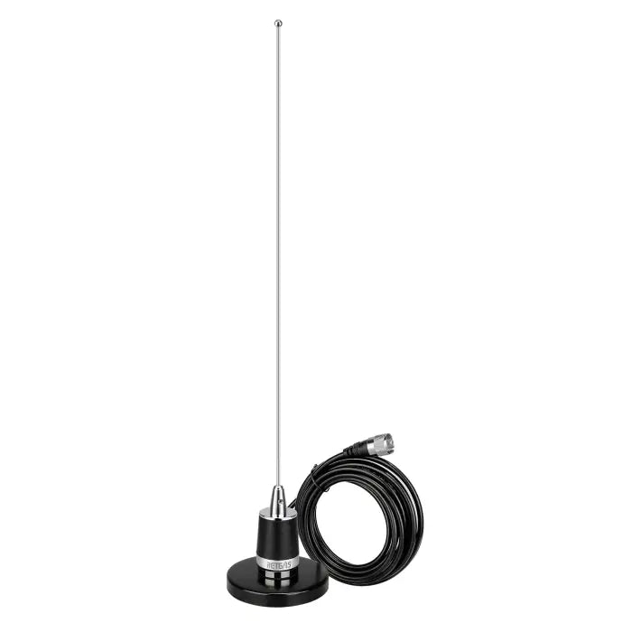 Magnetic mount CB antenna with cable.