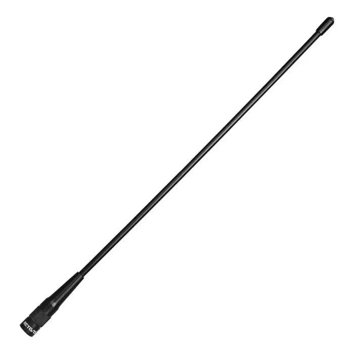 Black telescopic antenna.