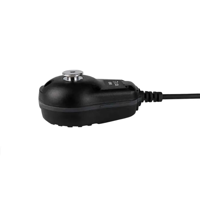 Black speaker microphone with cable.