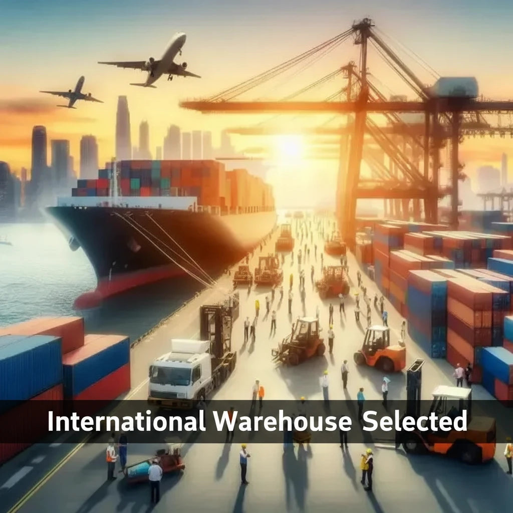 Busy shipping port.