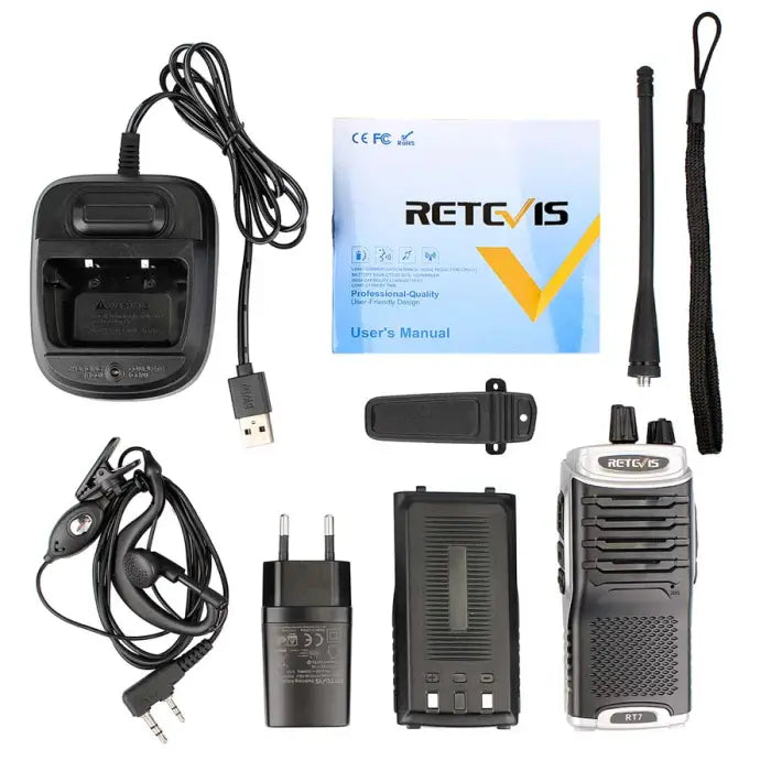 Retevis RT7 UHF Analog Business Walkie Talkie Radio