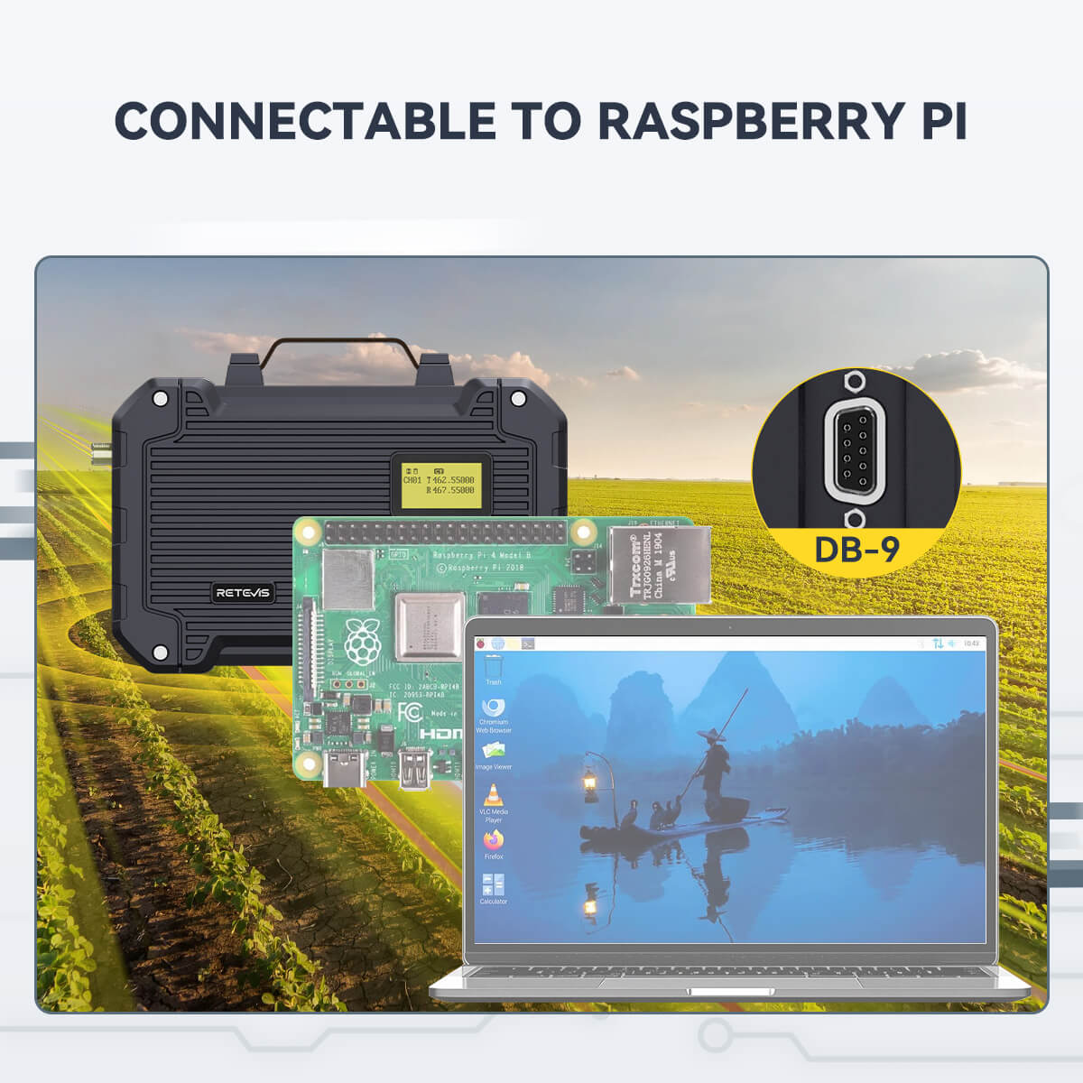 Electronic devices and components.