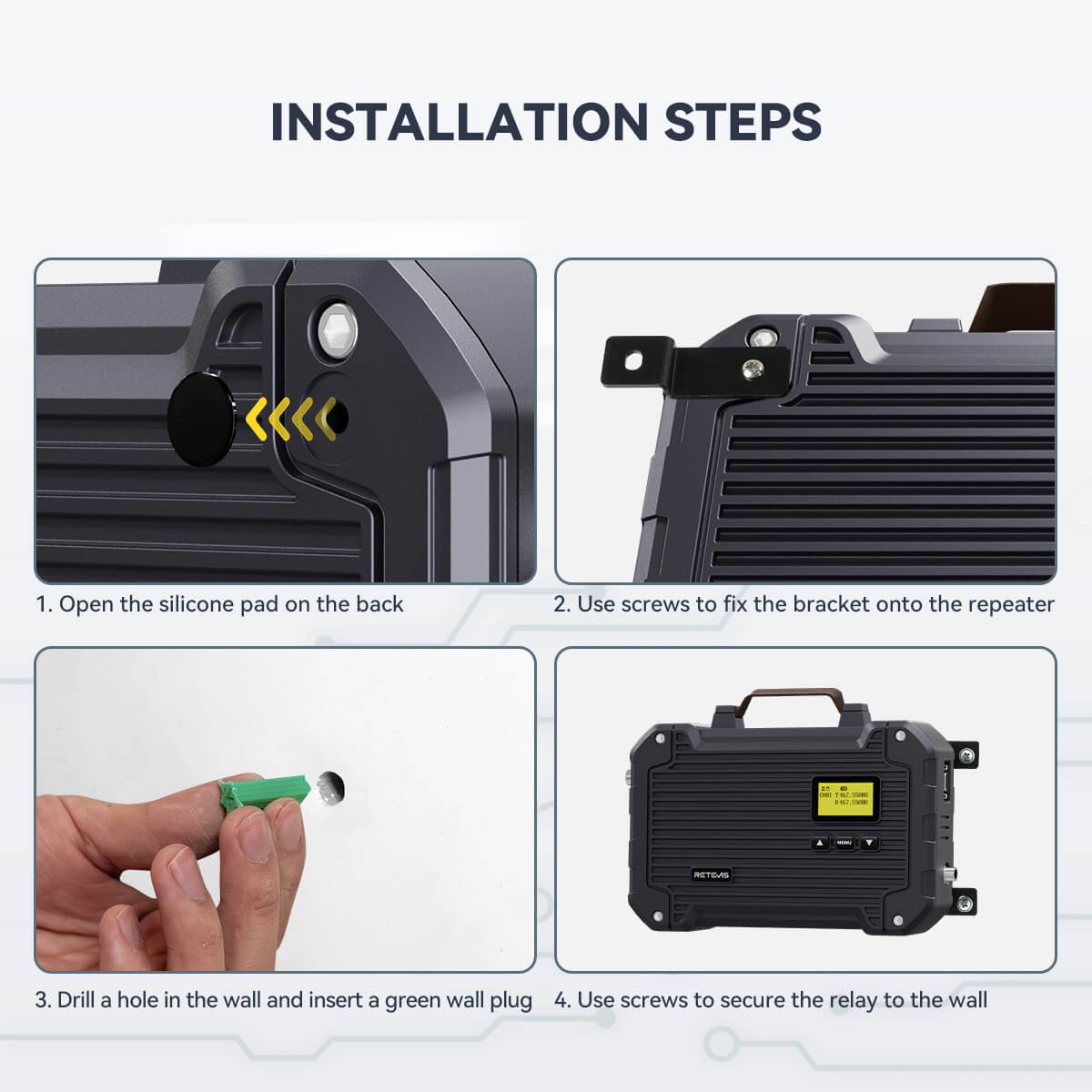 Repeater installation guide.