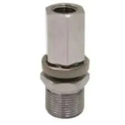 Metal threaded fitting.