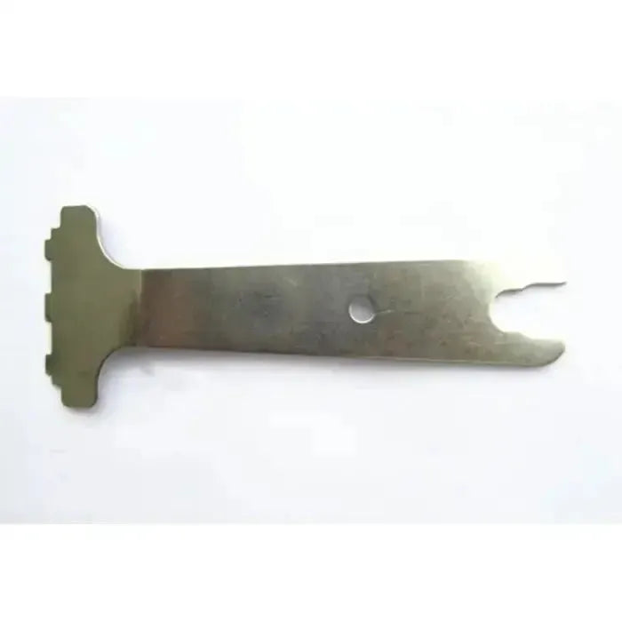 Metal chainsaw tool.