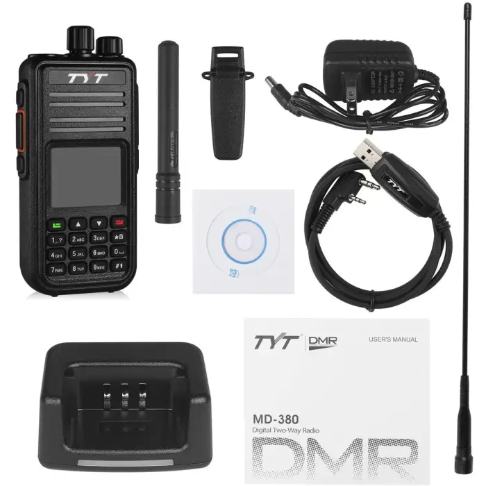 TYT MD-380 Digital DMR VHF 144-148 Amateur Ham Radio