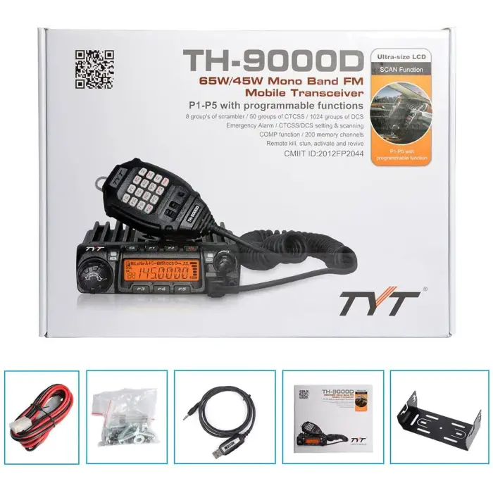 TYT TH-9000D Plus VHF 2M 144-148 MHz Mobile Amateur Ham