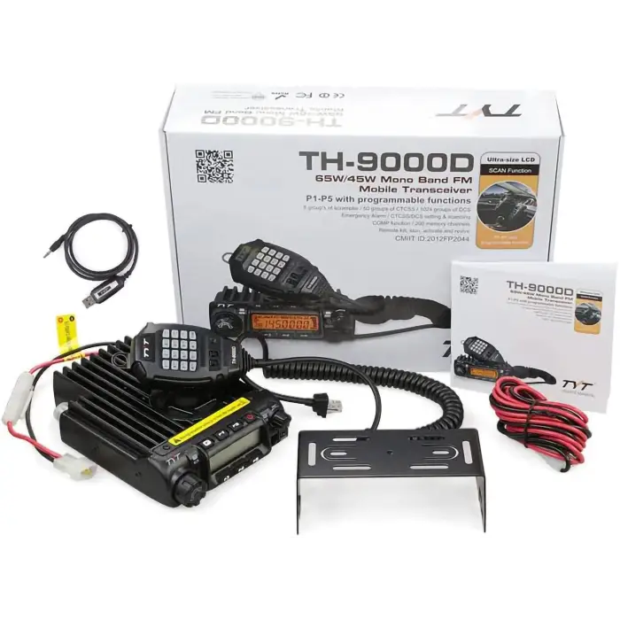 TYT TH-9000D Plus VHF 2M 144-148 MHz Mobile Amateur Ham