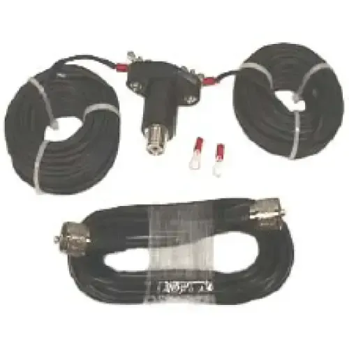 Antenna kit with cables and connectors.