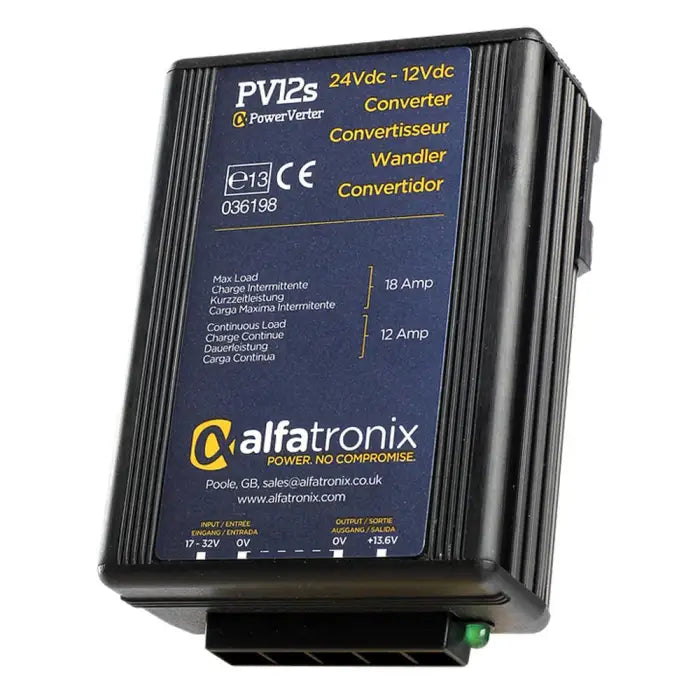Alfatronix Powerverter 24VDC - 12VDC Voltage Converter