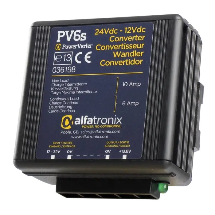 Alfatronix Powerverter 24VDC - 12VDC Voltage Converter