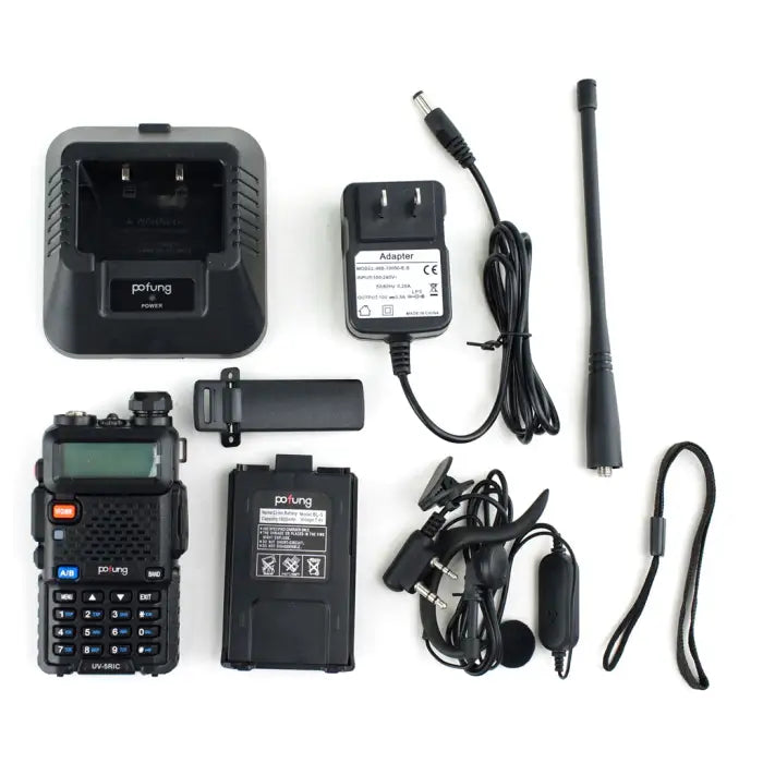 Pofung BaoFeng UV - 5R VHF 144 - 148 MHz UHF 430 - 450 Dual
