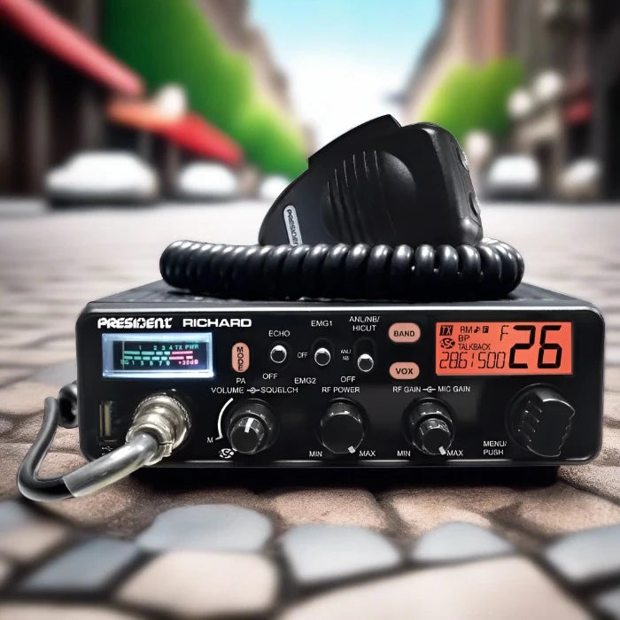 President Richard 10+ Meter CB Style Mobile AM / FM Amateur