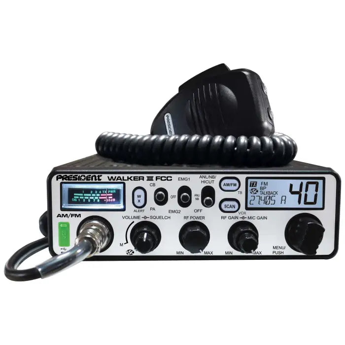 President Walker III AM / FM 40 Channel CB Radio