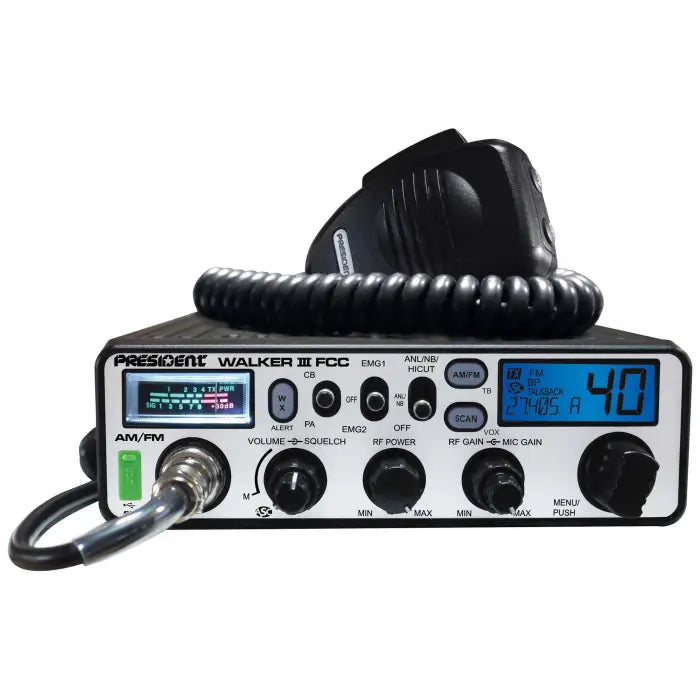 President Walker III AM / FM 40 Channel CB Radio