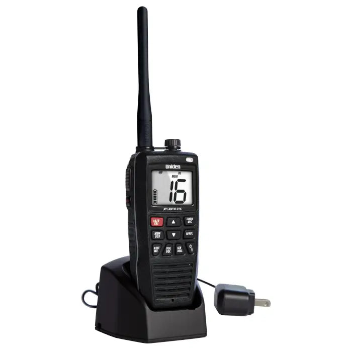 Uniden Atlantis 275 IPX8 Submersible Floating VHF Marine Two