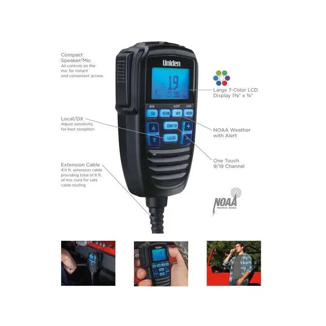 Uniden CMX760 Bearcat Off Road 40 Channel CB Radio With NOAA