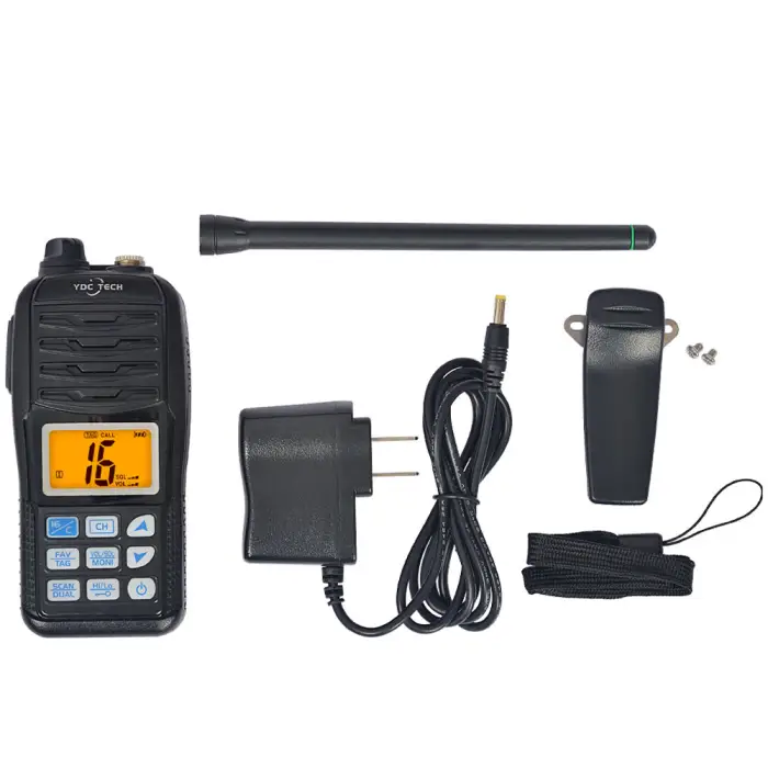 YDC TECH® MR - 36M Handheld Waterproof VHF Marine Radio