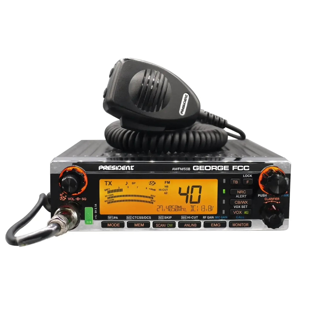 Unveiling the President George FCC AM/FM/SSB CB Radio: