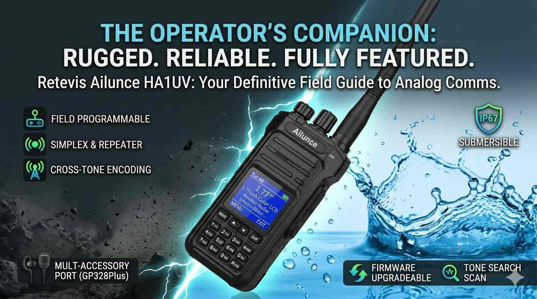 Retevis HA1UV Amateur Ham Radio Manual Programming Guide